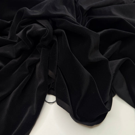 Black Cat - Velvet Cotton Woven - Black - 1.5M Bundle