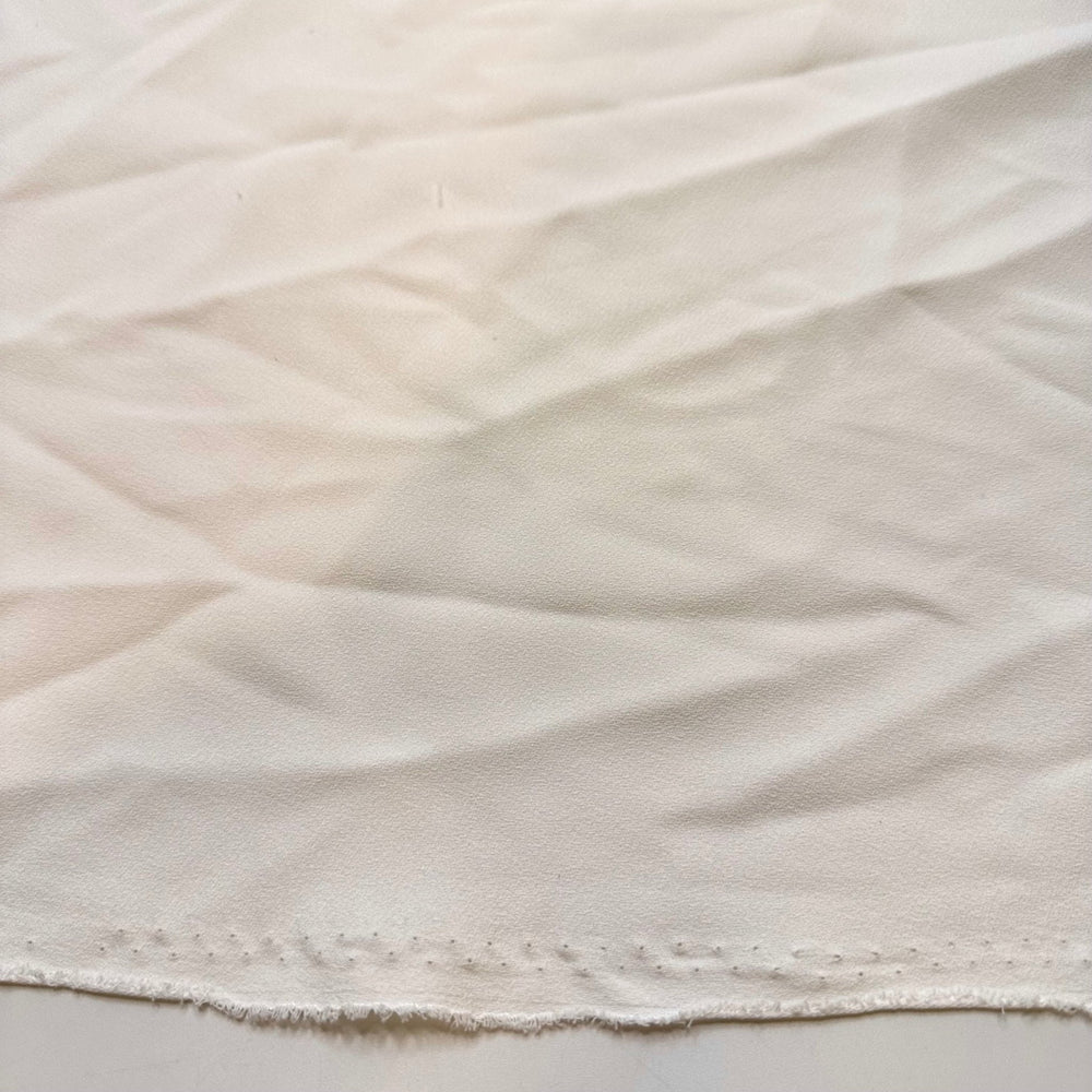 27 Dresses - Crepe Polyester Blend Woven - White - Bundles - True Deadstock fabric Fabric by private - Sustainable Textile | FABCYCLE
