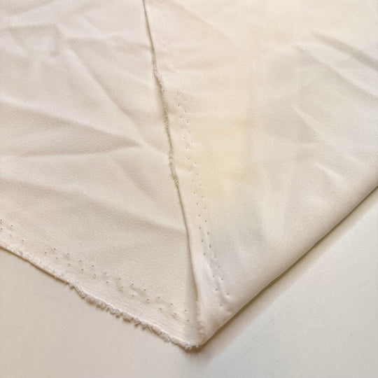 27 Dresses - Crepe Polyester Blend Woven - White - Bundles - True Deadstock fabric Fabric by private - Sustainable Textile | FABCYCLE