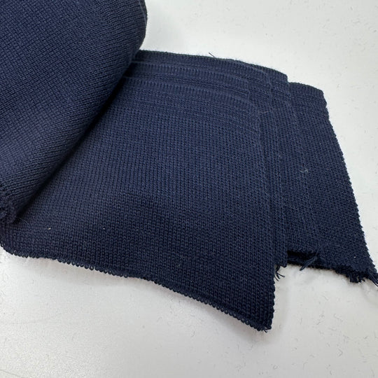 Multi-Use Ribbing - Navy - Packs - FABCYCLE Deadstock and Sustainble Fabrics and Sewing Supplies