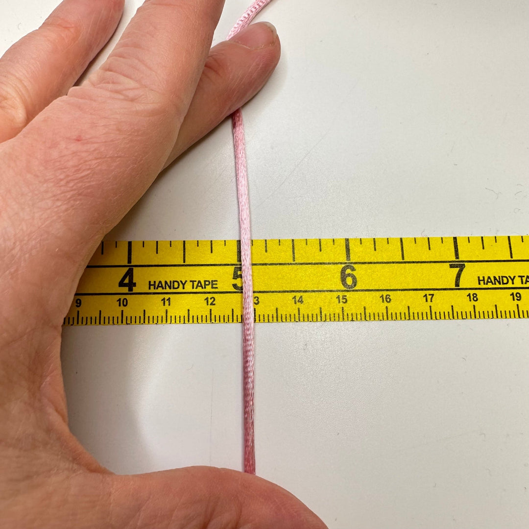 ⅛" (3mm) Cording Trim - Light Pink - Roll - True Deadstock supplies Fabric by private - Sustainable Textile | FABCYCLE