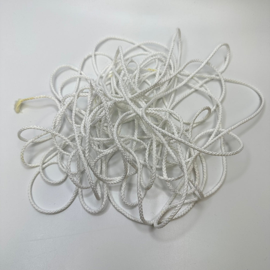 ⅛" (3mm) Cording Trim - White - 8.8M Bundle - True Deadstock supplies Fabric by private - Sustainable Textile | FABCYCLE
