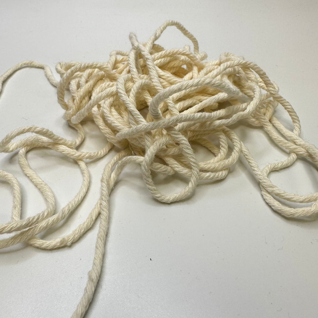 ⅛" (3mm) Rope Cording Trim - Cream - 7M Bundle - True Deadstock supplies Fabric by private - Sustainable Textile | FABCYCLE
