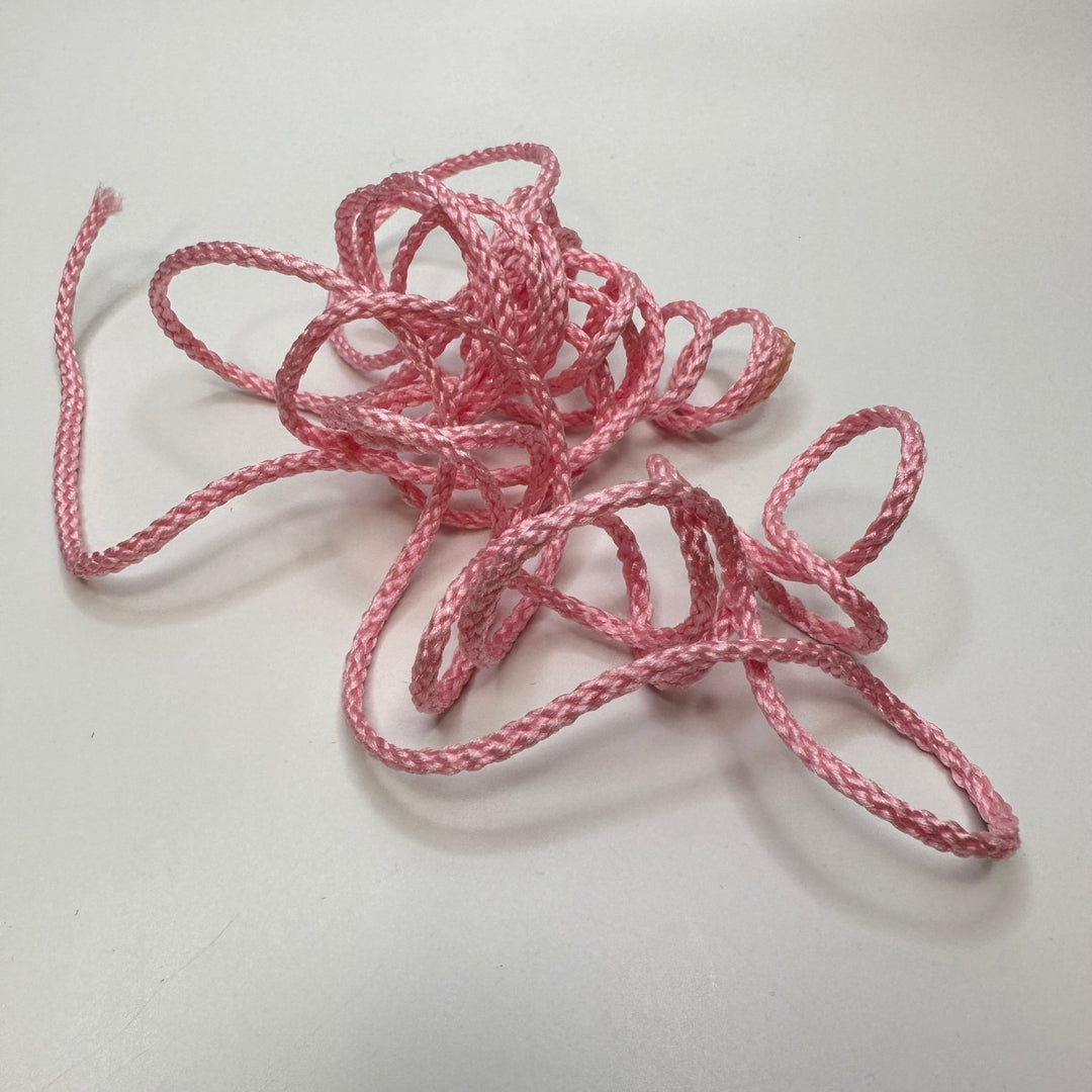 ⅛" (3mm) Rope Cording Trim - Light Pink - 2.8M Bundle - True Deadstock supplies Fabric by private - Sustainable Textile | FABCYCLE
