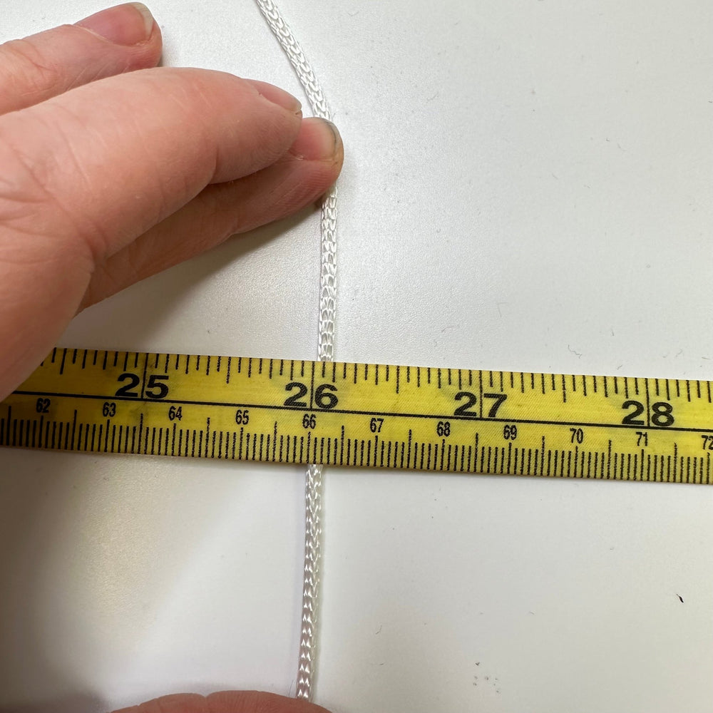 ⅛" (3mm) Rope Cording Trim - White - 14M Bundle - True Deadstock supplies Fabric by private - Sustainable Textile | FABCYCLE