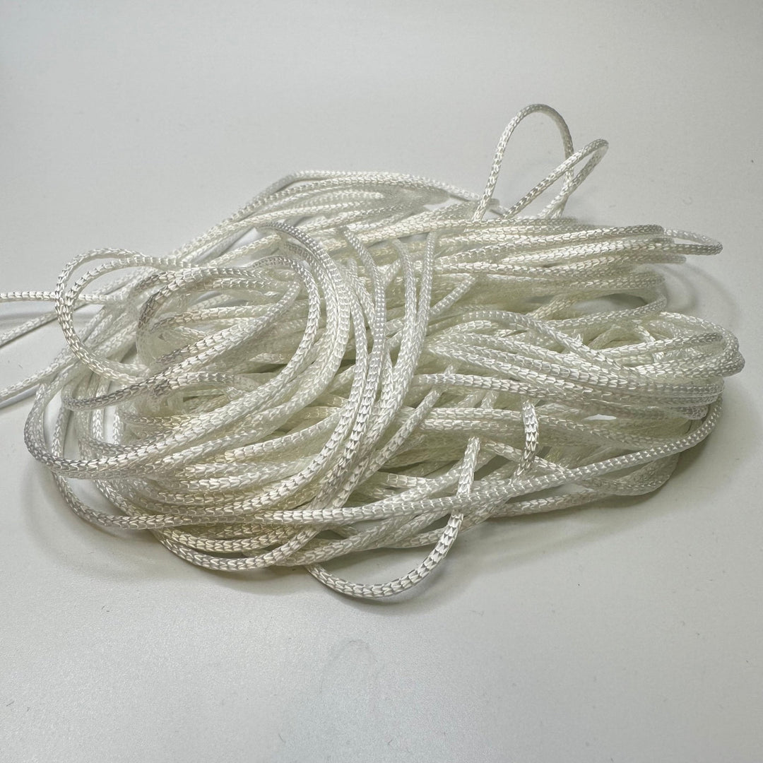 ⅛" (3mm) Rope Cording Trim - White - 14M Bundle - True Deadstock supplies Fabric by private - Sustainable Textile | FABCYCLE