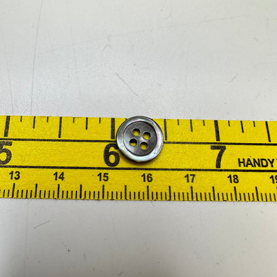 4 Hole Button - 10MM Plastic - Brown - 25 Pack - True Deadstock supplies Fabric by private - Sustainable Textile | FABCYCLE