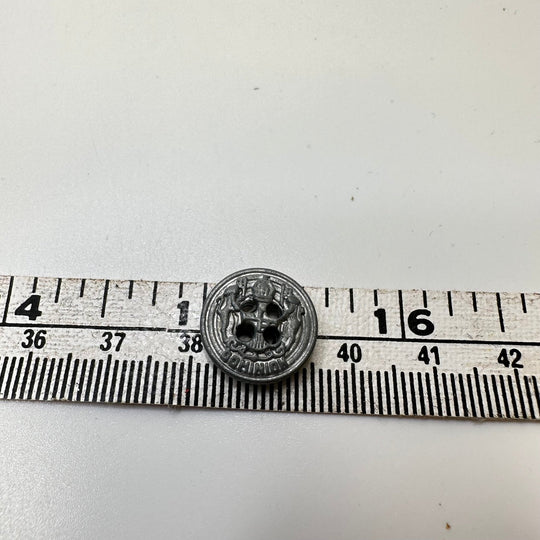 4 Hole Button - 15MM Metal - Grey - 25 Pack - True Deadstock supplies Fabric by private - Sustainable Textile | FABCYCLE