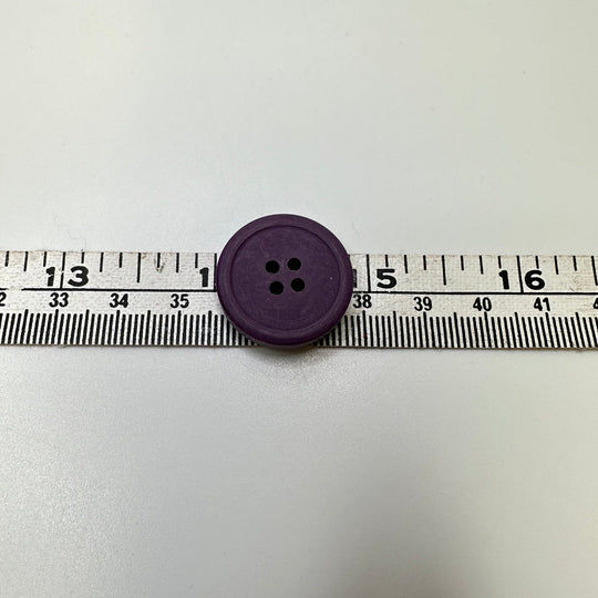 4 Hole Button - 20MM Plastic - Purple - 10 Pack - True Deadstock supplies Fabric by private - Sustainable Textile | FABCYCLE