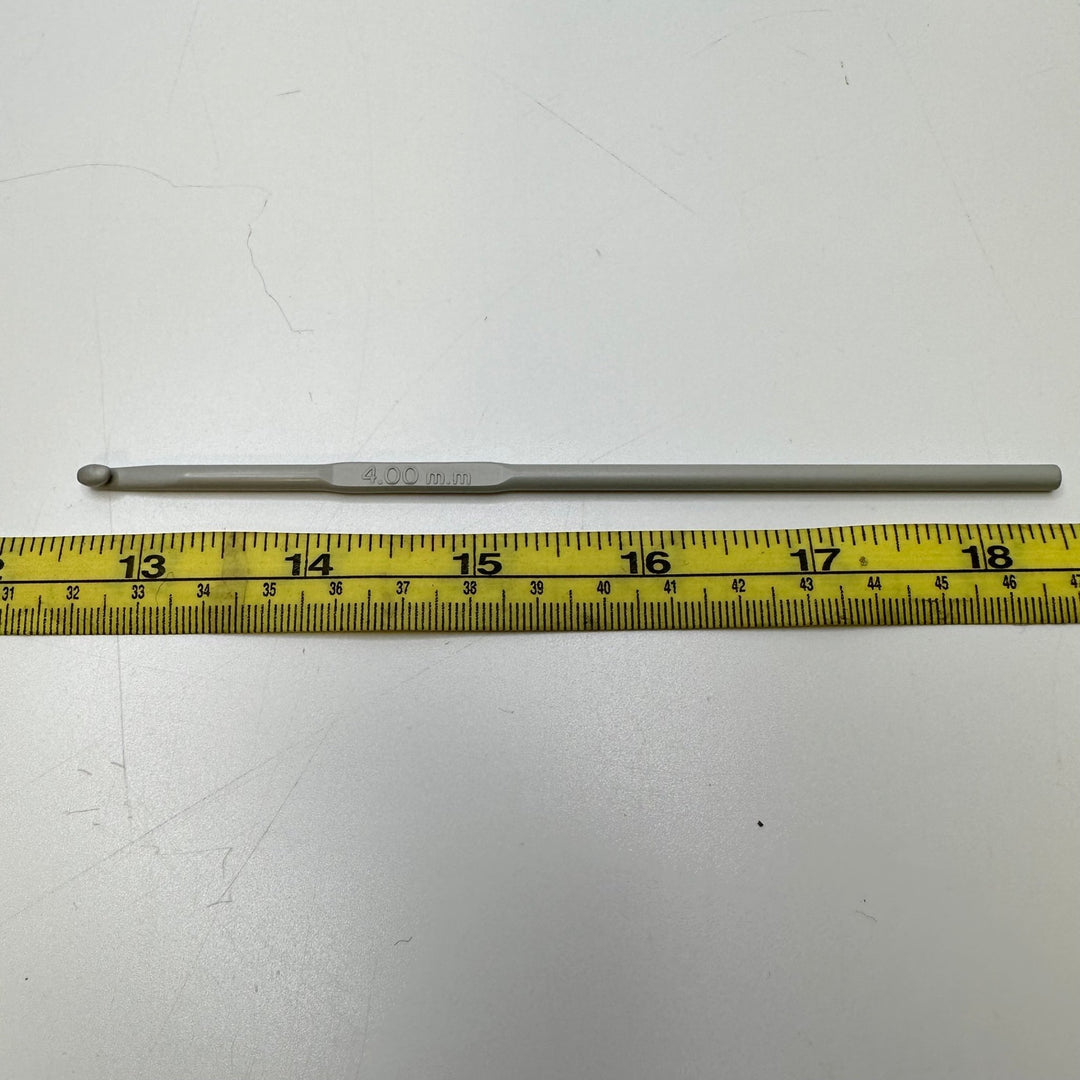 4 Mm Crochet Hook Tools - Light Grey - Individual - True Deadstock supplies Fabric by private - Sustainable Textile | FABCYCLE