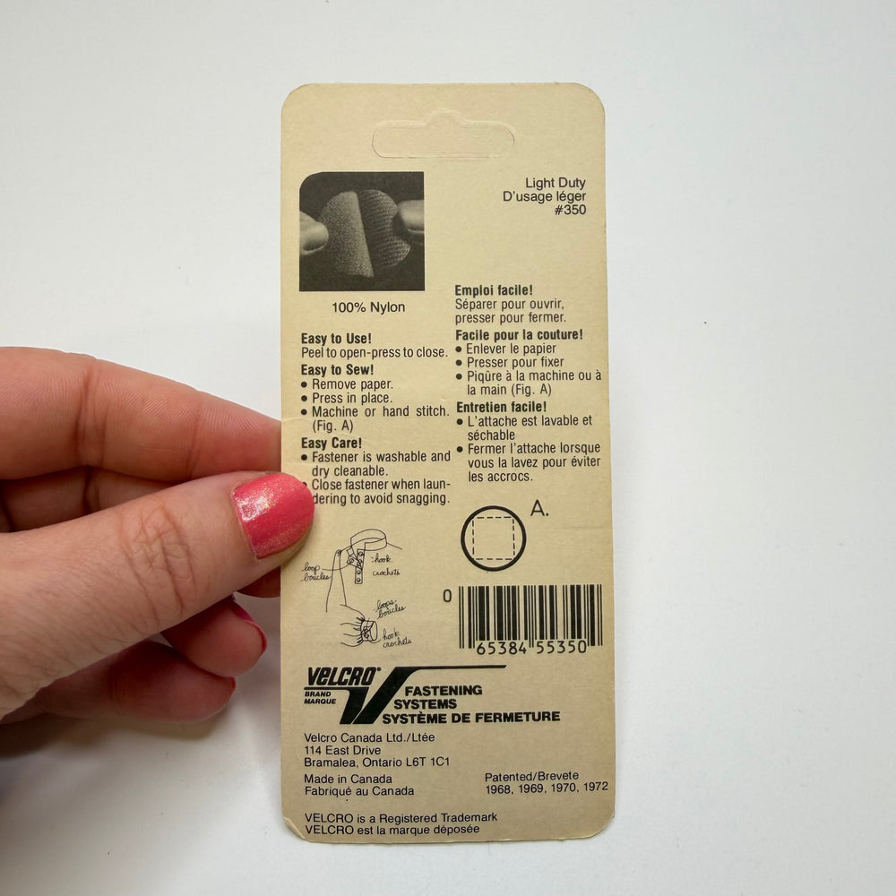 4 Sets Of Adhesive Circles Velcro - Beige - Individual - True Deadstock supplies Fabric by private - Sustainable Textile | FABCYCLE