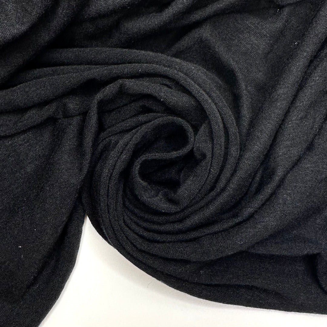 Sundown - Jersey Bamboo Blend Knit - Black - Bundles - FABCYCLE Deadstock and Sustainble Fabrics and Sewing Supplies