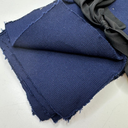Multi-Use Ribbing - Navy - Packs - FABCYCLE Deadstock and Sustainble Fabrics and Sewing Supplies
