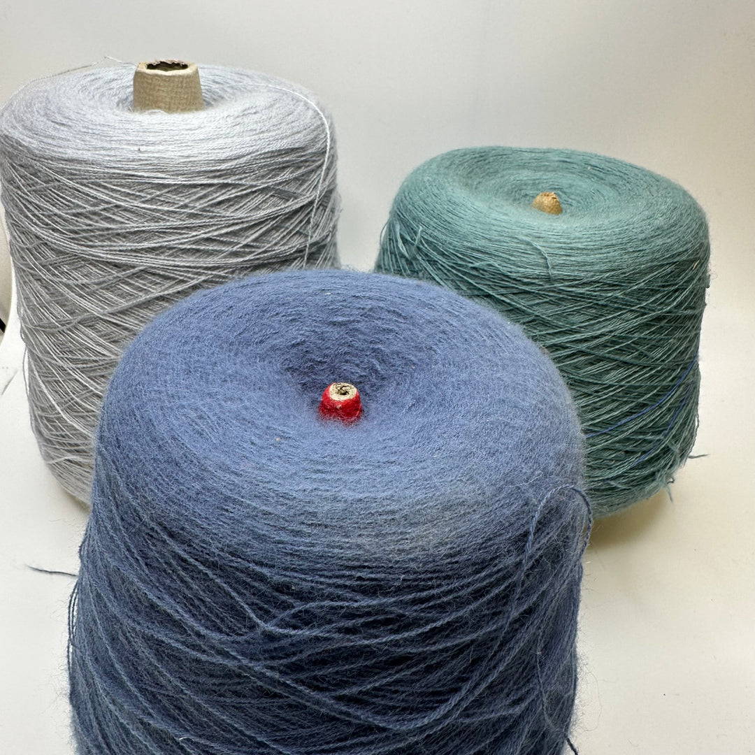 Cone Yarn - Grey Mix - Individual - FABCYCLE Deadstock and Sustainble Fabrics and Sewing Supplies