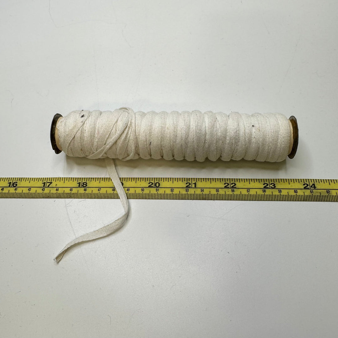 ⅕" (5mm) Tape Trim - White - Roll - True Deadstock supplies Fabric by private - Sustainable Textile | FABCYCLE