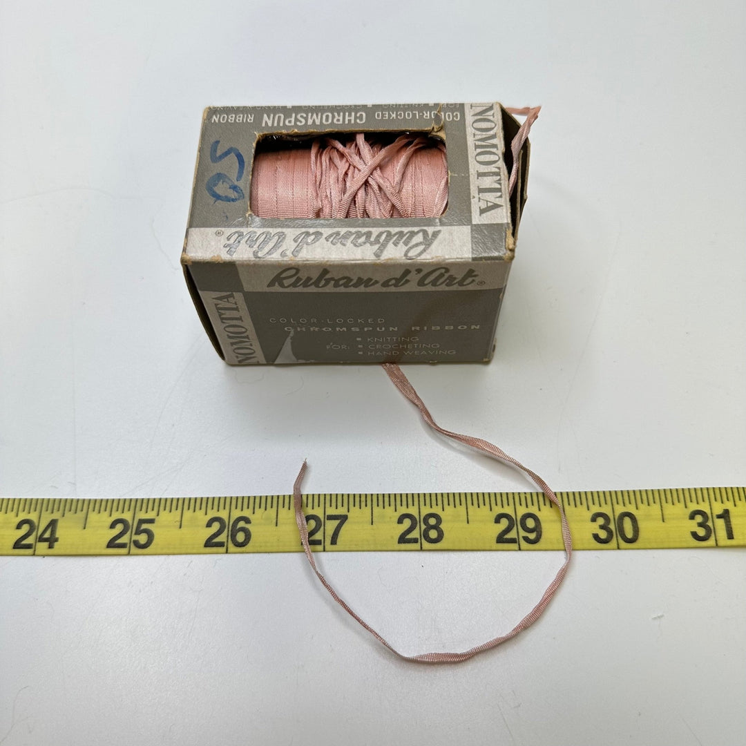 ⅙" (5mm) Vintage Ribbon Trim - Pink - Roll - True Deadstock supplies Fabric by private - Sustainable Textile | FABCYCLE