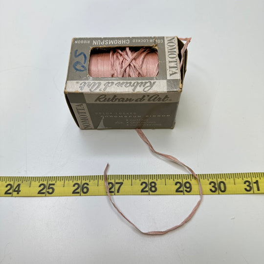 ⅙" (5mm) Vintage Ribbon Trim - Pink - Roll - True Deadstock supplies Fabric by private - Sustainable Textile | FABCYCLE