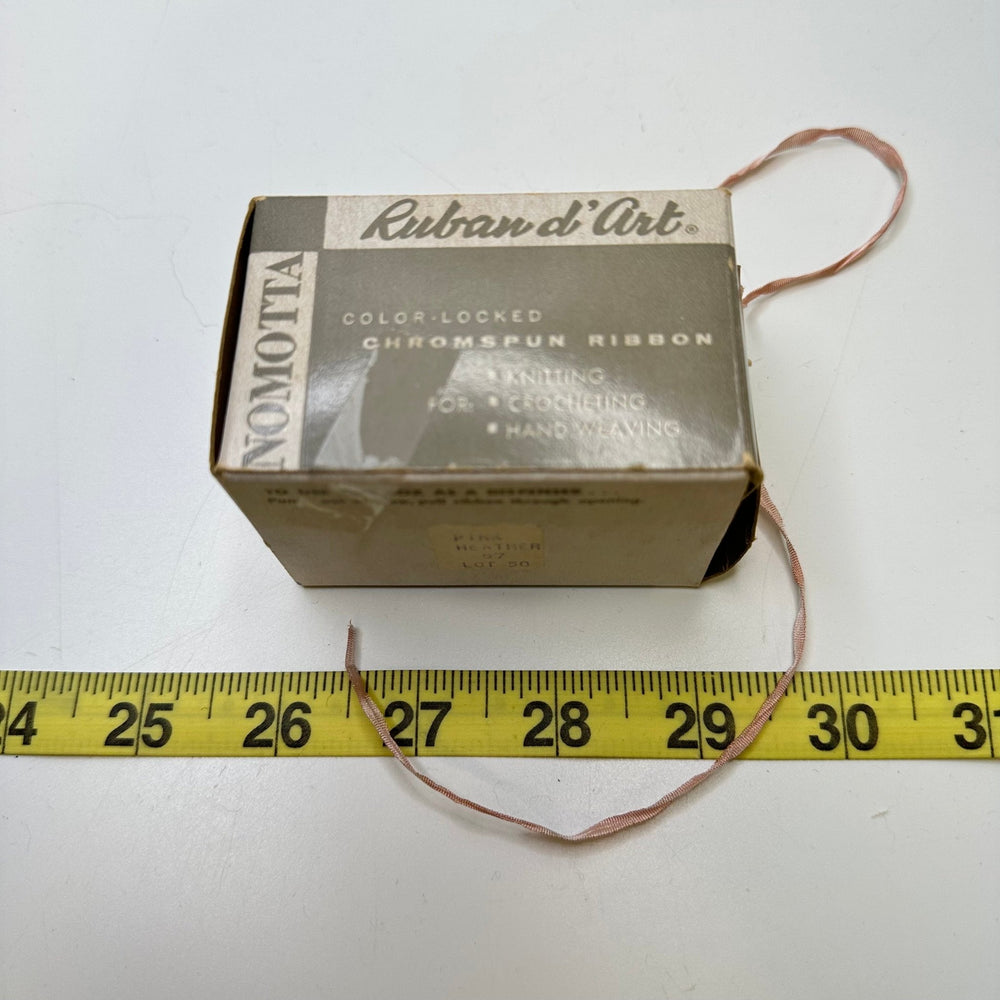 ⅙" (5mm) Vintage Ribbon Trim - Pink - Roll - True Deadstock supplies Fabric by private - Sustainable Textile | FABCYCLE