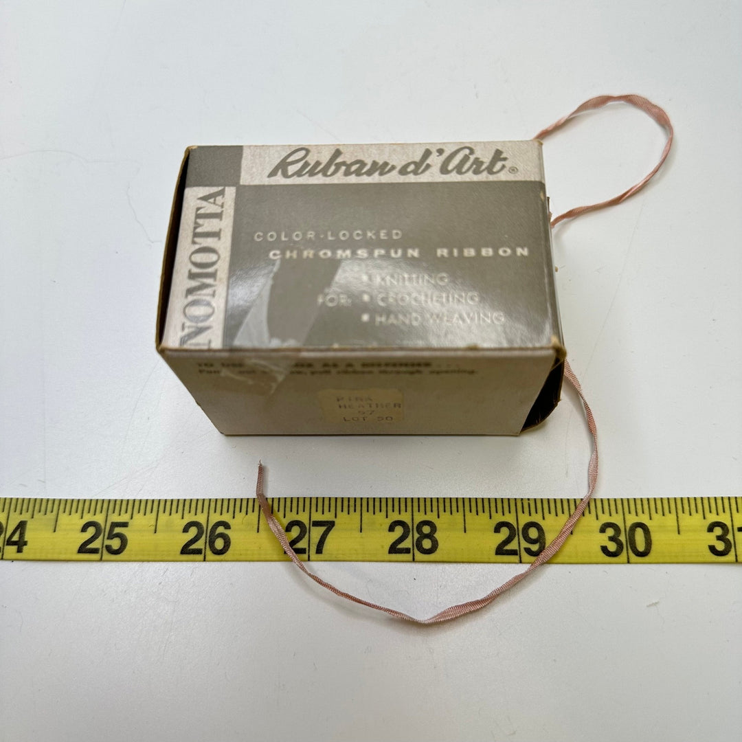 ⅙" (5mm) Vintage Ribbon Trim - Pink - Roll - True Deadstock supplies Fabric by private - Sustainable Textile | FABCYCLE