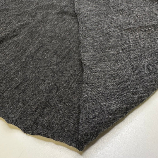 6 Feet Blue Eyes Finance - Marino Wool Knit - Dark Grey - 2.4M Bundle - True Deadstock fabric Fabric by private - Sustainable Textile | FABCYCLE