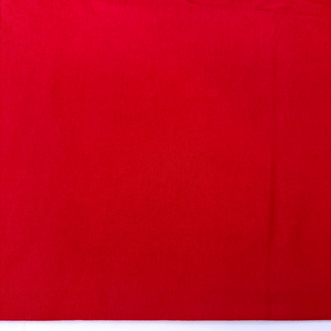 One Last Summer Shindig - Tubular Rib Knit Poly/Cotton Knit - Red - 2.65M Bundle