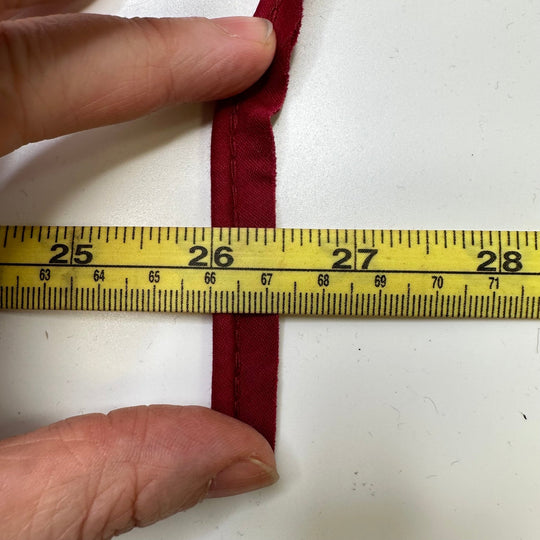 ¼" (6mm) Cording Trim - Burgundy - 2M Bundle - True Deadstock supplies Fabric by private - Sustainable Textile | FABCYCLE