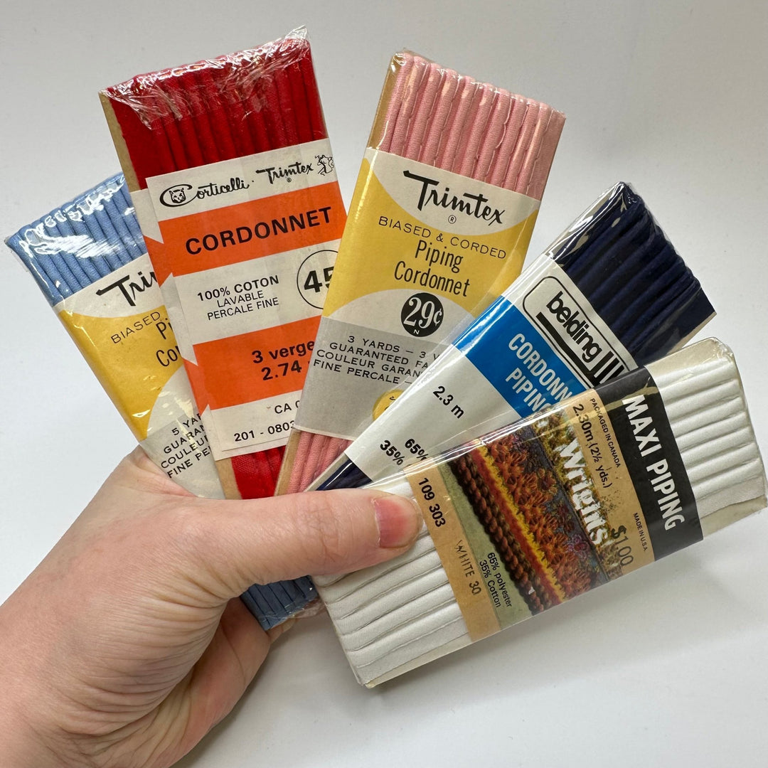 ¼" (6mm) Cording Trim - Multi - 5 Pack - True Deadstock supplies Fabric by private - Sustainable Textile | FABCYCLE