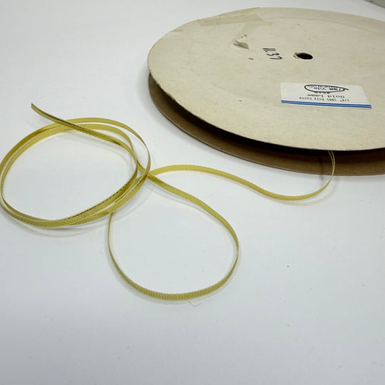 ¼" (6mm) Ribbon Trim - Gold - Roll - True Deadstock supplies Fabric by private - Sustainable Textile | FABCYCLE