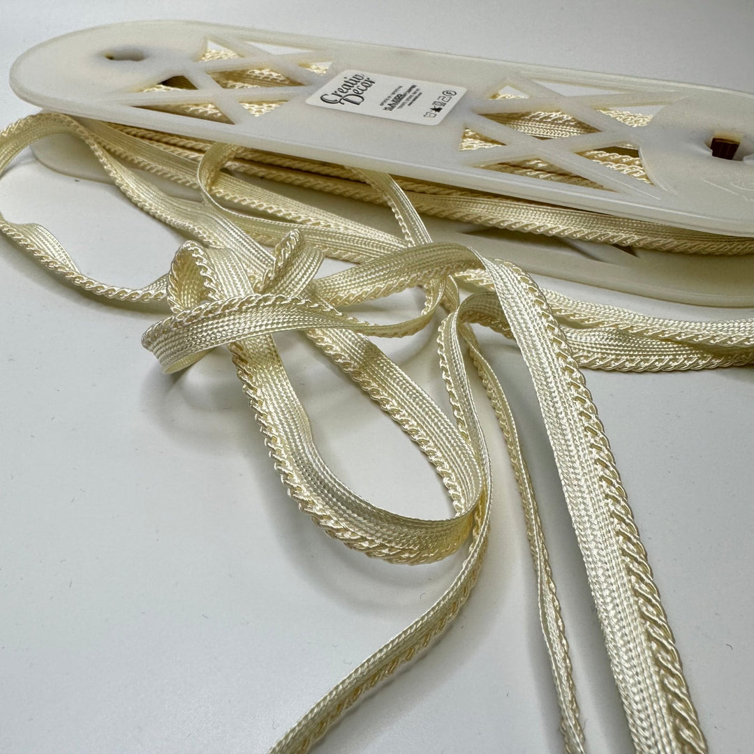 ¼" (6mm) Rope Cording Trim - Cream - 11M Bundle - True Deadstock supplies Fabric by private - Sustainable Textile | FABCYCLE