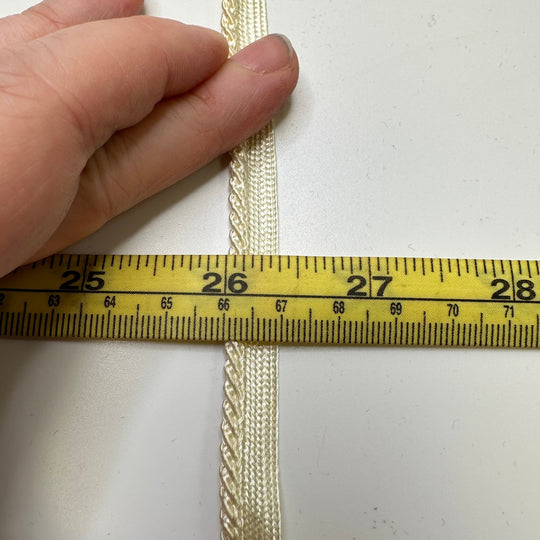 ¼" (6mm) Rope Cording Trim - Cream - 11M Bundle - True Deadstock supplies Fabric by private - Sustainable Textile | FABCYCLE