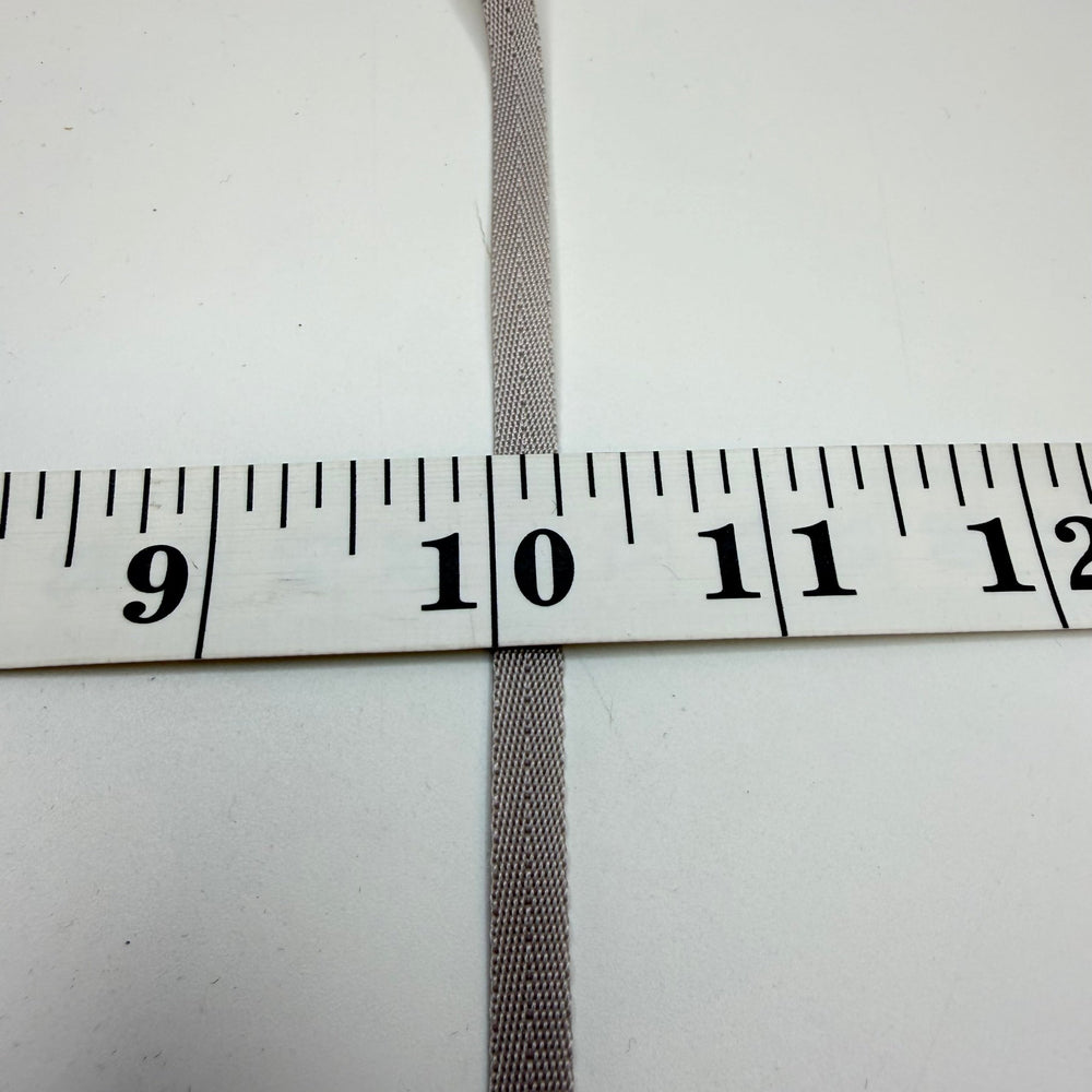 ¼" (6mm) Webbing Trim - Light Grey - 1.55M Bundle - True Deadstock supplies Fabric by private - Sustainable Textile | FABCYCLE