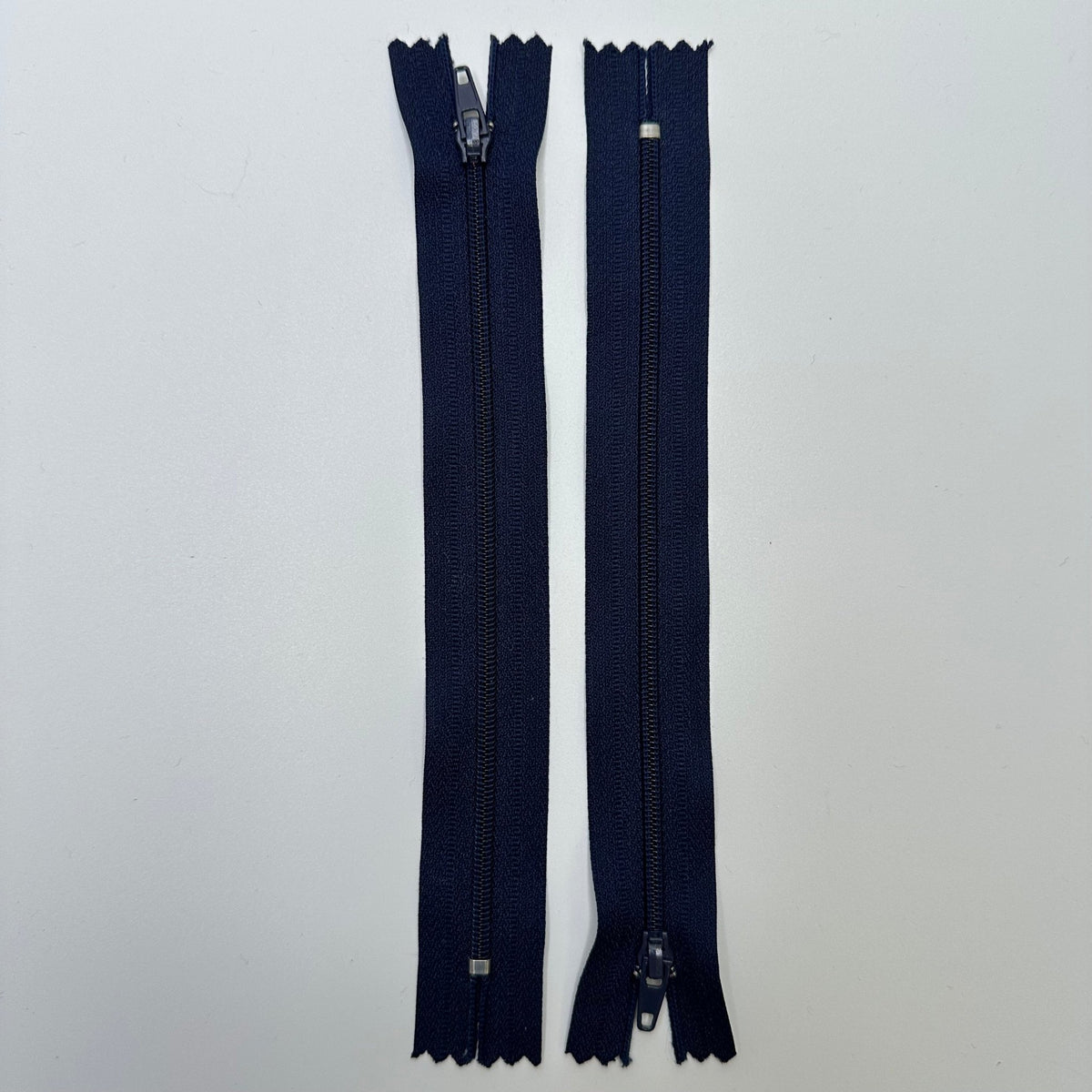 7" Coil Zipper - Closed End - Navy - True Deadstock supplies Fabric by private - Sustainable Textile | FABCYCLE