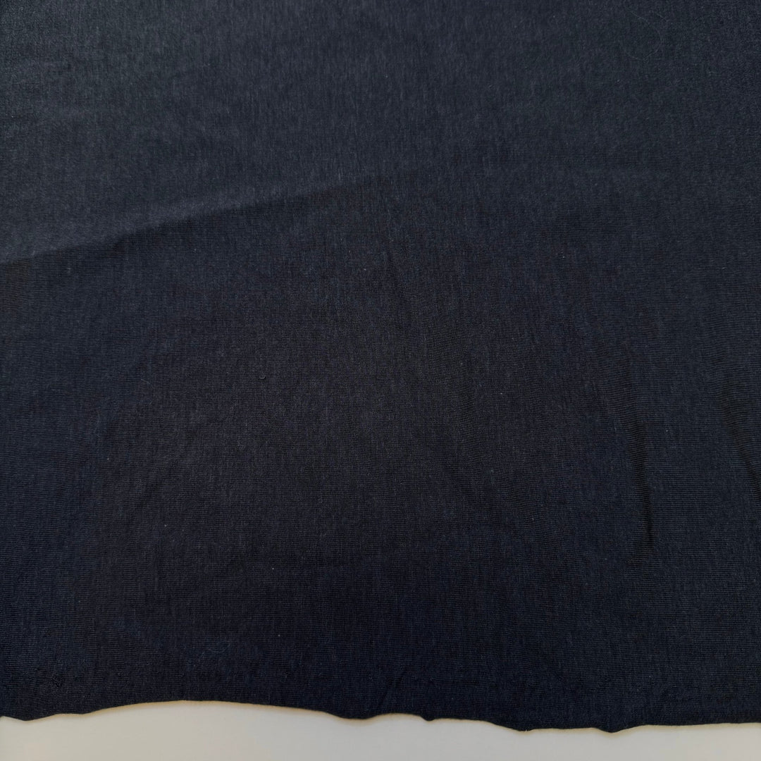 70 The New 60 - French Terry Bamboo Blend Knit - Navy - 0.7M Bundle - True Deadstock fabric Fabric by private - Sustainable Textile | FABCYCLE