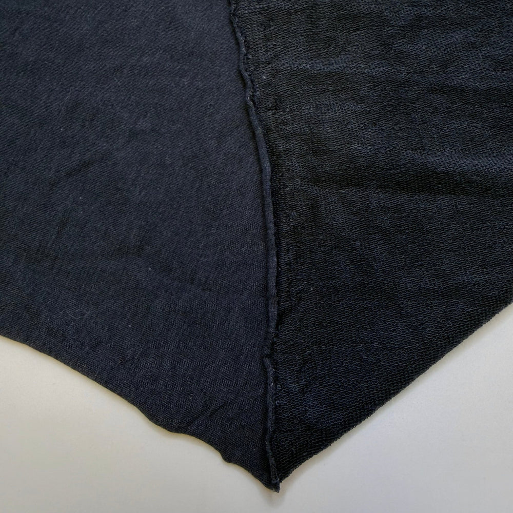 70 The New 60 - French Terry Bamboo Blend Knit - Navy - 0.7M Bundle - True Deadstock fabric Fabric by private - Sustainable Textile | FABCYCLE