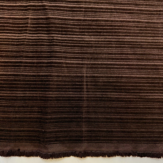 70s Music On The Radio - Corduroy Cotton Blend Woven - Brown Stripes - 1M Bundle - True Deadstock fabric Fabric by private - Sustainable Textile | FABCYCLE