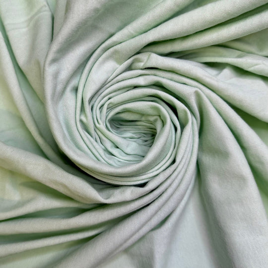 79 Nations - Jersey Cotton Knit - Light Mint Green - 3M Bundle - True Deadstock fabric Fabric by private - Sustainable Textile | FABCYCLE