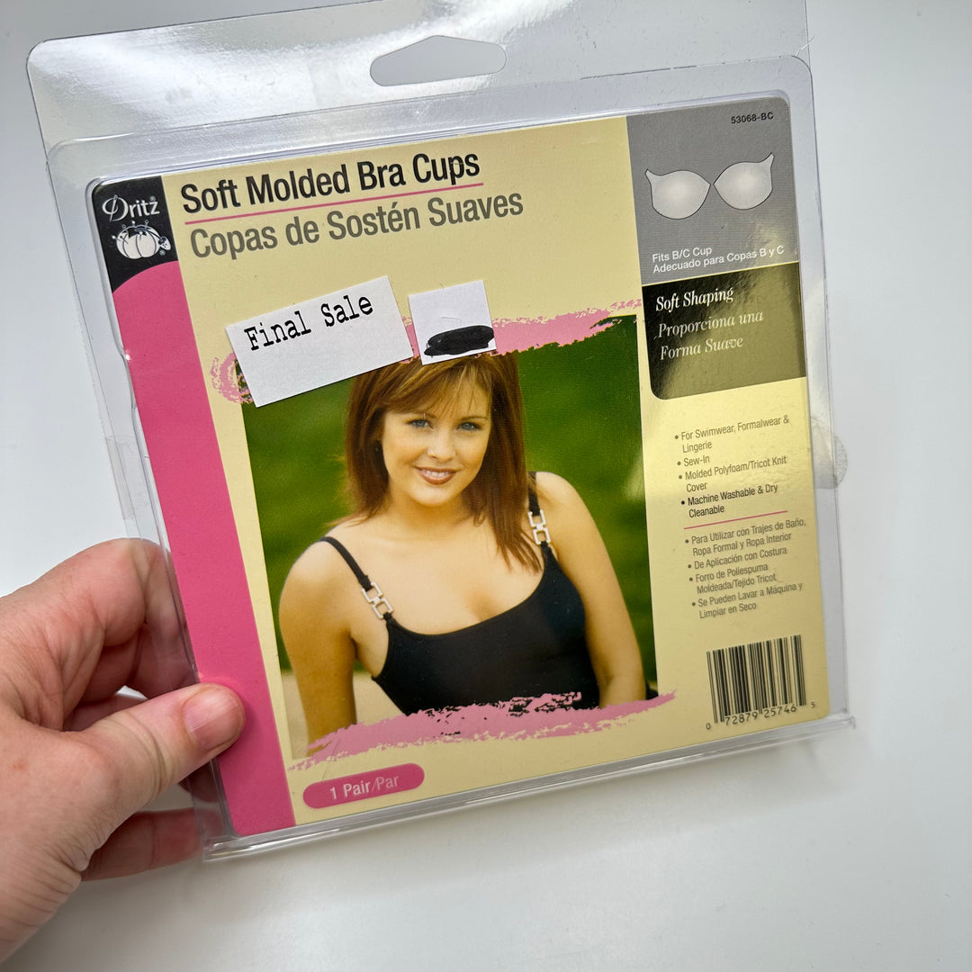 Bra Cups Notions - Cream - Individual - B/C Cup