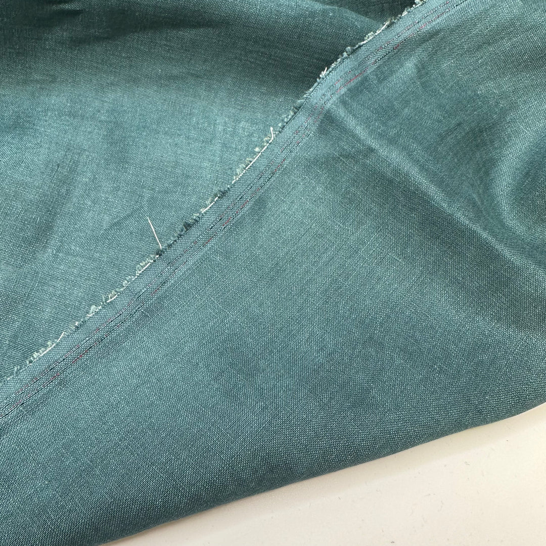 Deep Feelings - Linen Woven - Dark Teal Green - 3.3M Bundle
