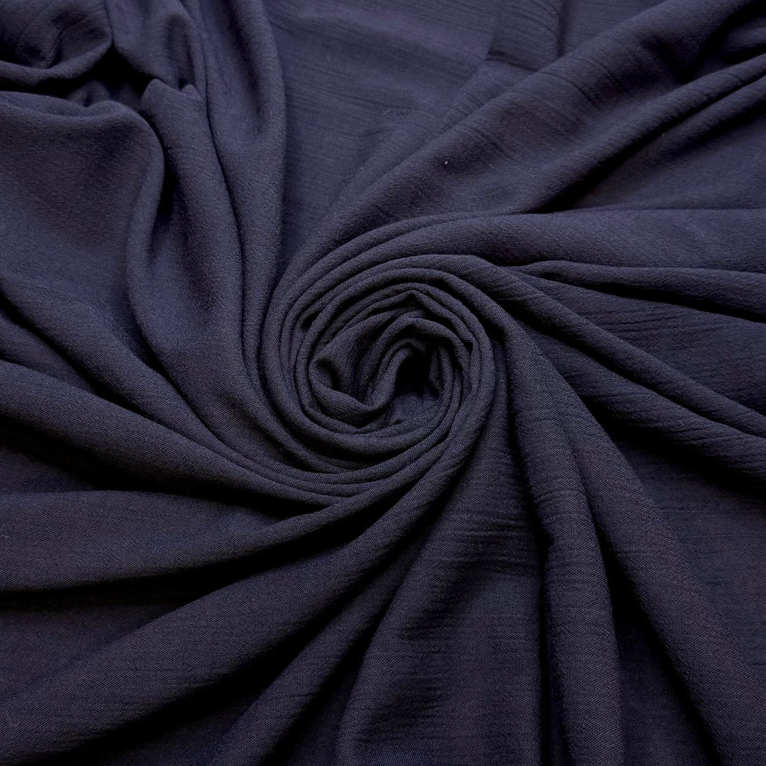 80s Shoulder Pads - Polyester Blend Woven - Dark Navy - 2.1M Bundle - True Deadstock fabric Fabric by private - Sustainable Textile | FABCYCLE