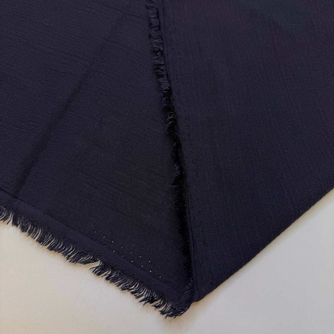 80s Shoulder Pads - Polyester Blend Woven - Dark Navy - 2.1M Bundle - True Deadstock fabric Fabric by private - Sustainable Textile | FABCYCLE