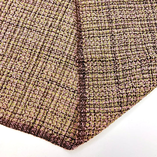 80s Up Do - Cotton Blend Woven - Pink Multi Abstract - 2.1M Bundle - True Deadstock fabric Fabric by private - Sustainable Textile | FABCYCLE