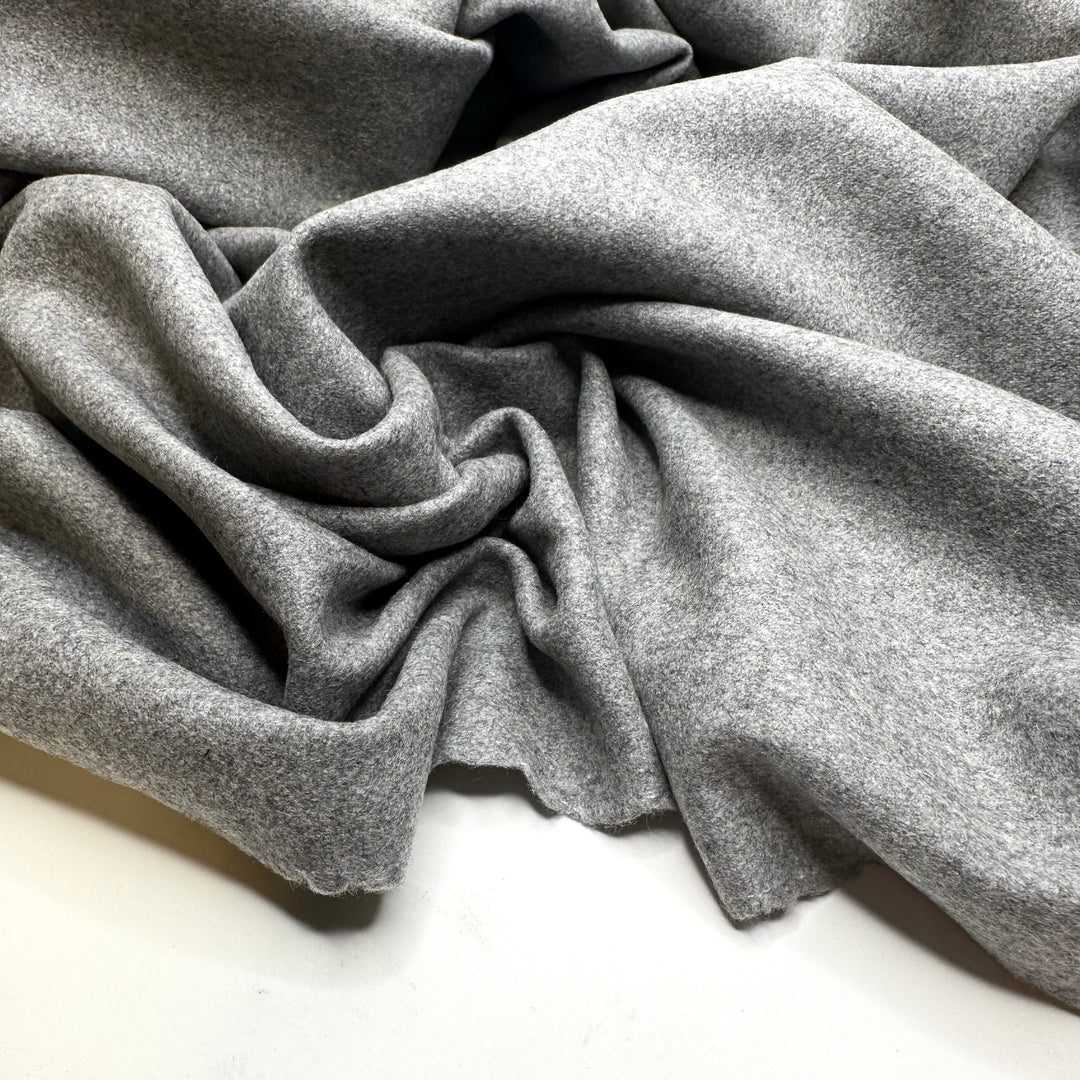 Ode To Dolly - Wool Woven - Grey - 1.8M Bundle - FABCYCLE Deadstock and Sustainble Fabrics and Sewing Supplies