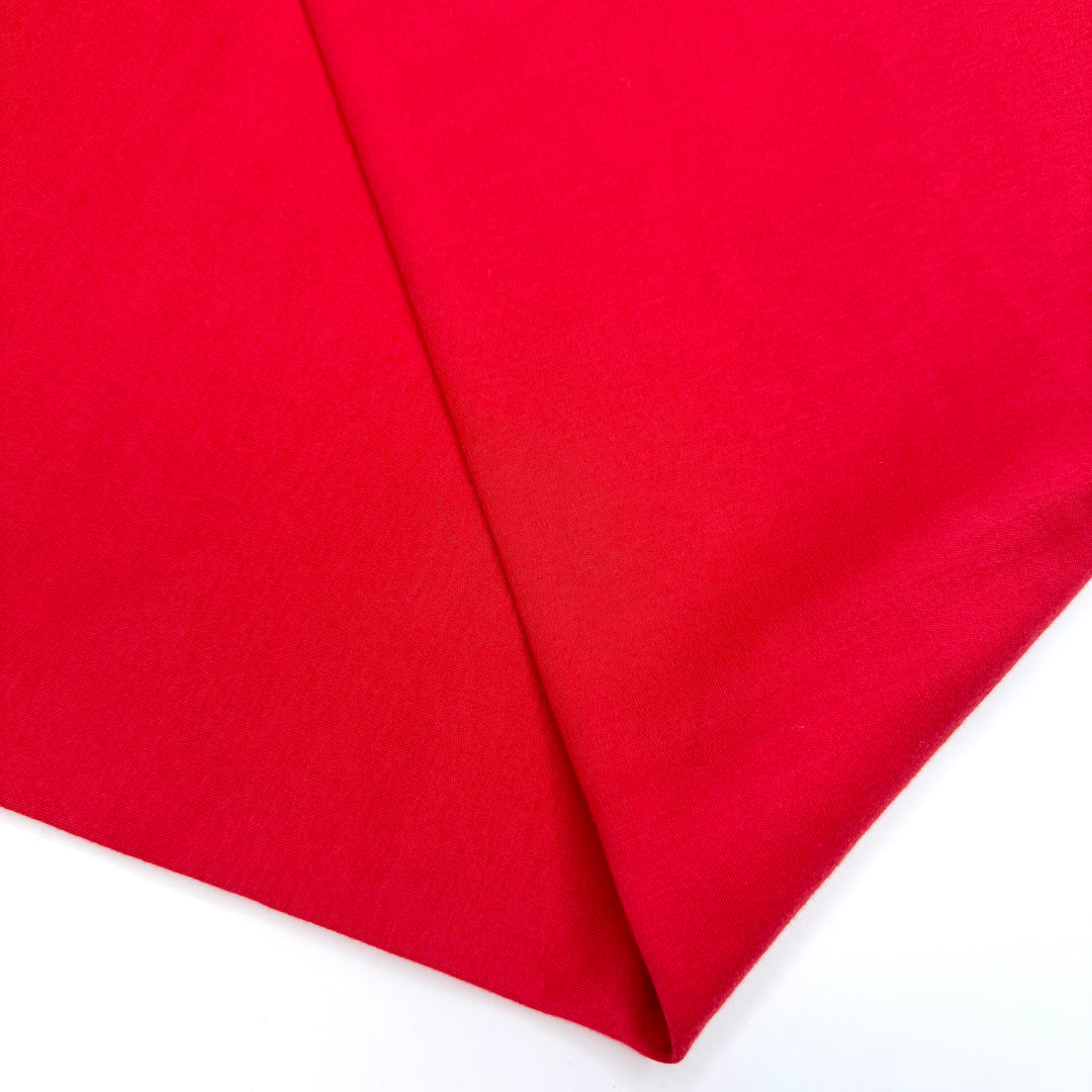 One Last Summer Shindig - Tubular Rib Knit Poly/Cotton Knit - Red - 2.65M Bundle