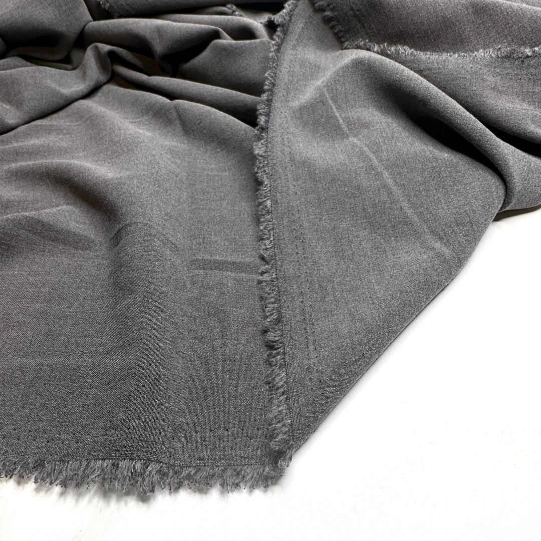 Looking Sharp - Polyester Blend Woven - Grey - 2M Bundle - FABCYCLE Deadstock and Sustainble Fabrics and Sewing Supplies