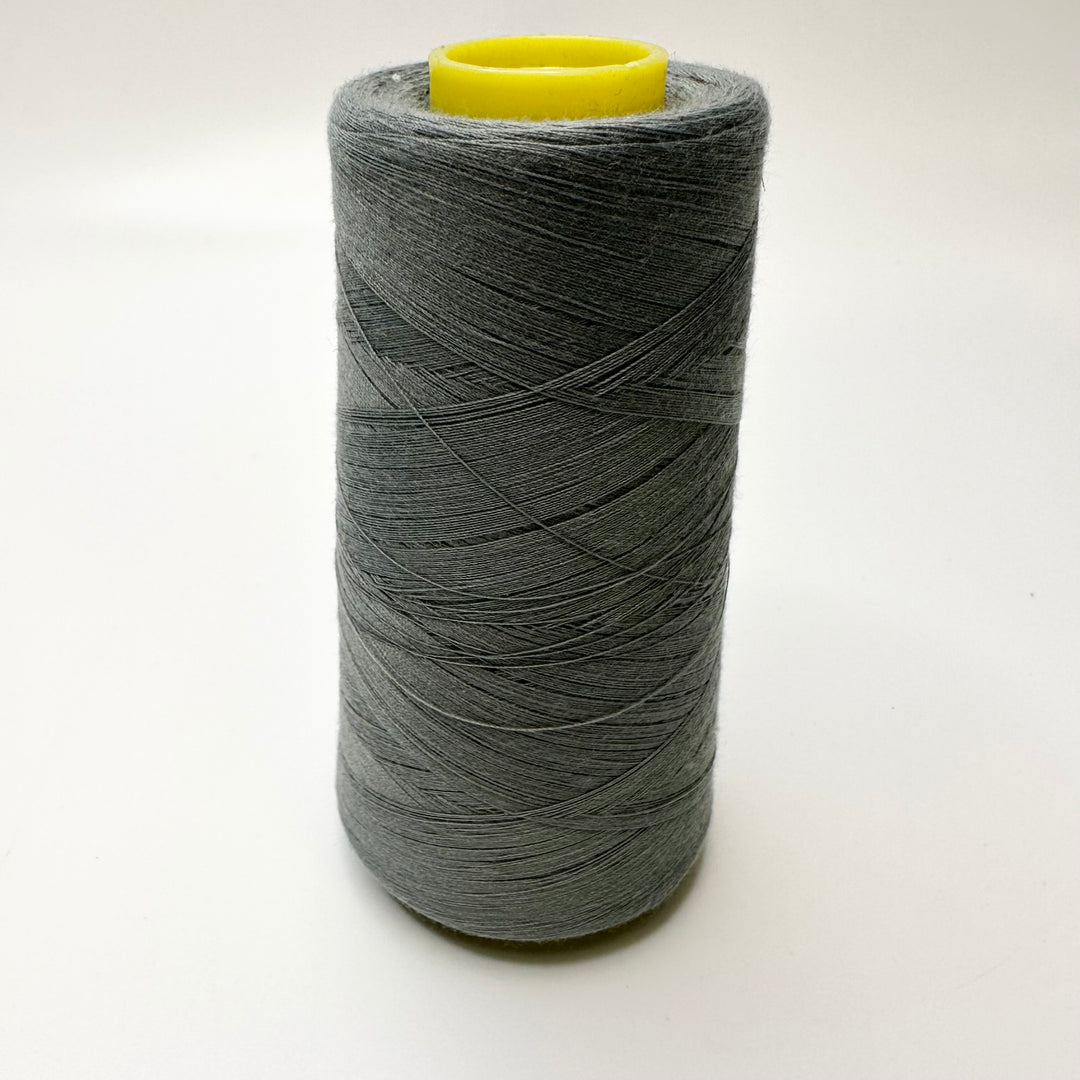 Polyester Blend All Purpose Thread - Grey - FABCYCLE Deadstock and Sustainble Fabrics and Sewing Supplies
