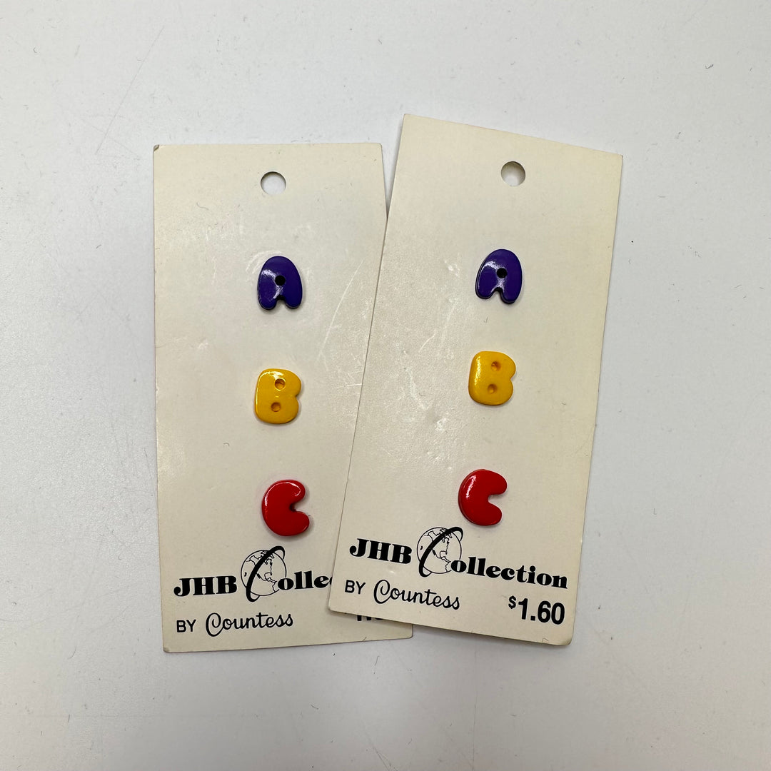 Shank Button - 10MM Plastic - Multi - 2 Pack