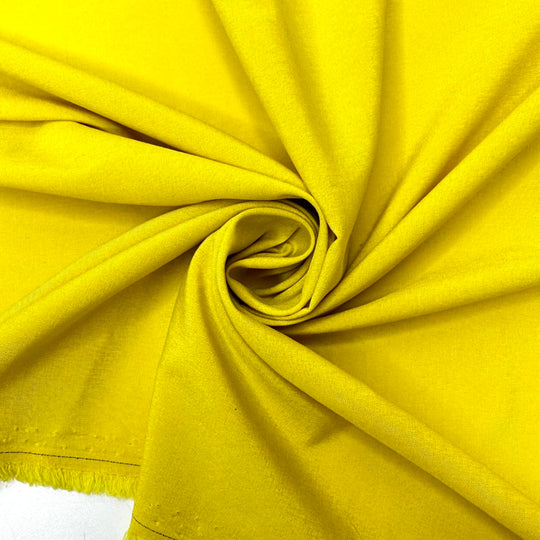 Wiping Away The Competition - Chiffon Synthetic Woven - Yellow - 1.2M Bundle - FABCYCLE Deadstock and Sustainble Fabrics and Sewing Supplies