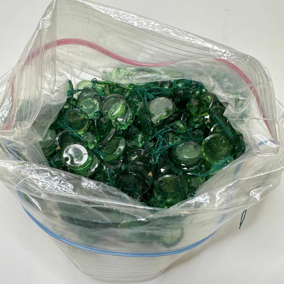 Assorted Beads - Green - Individual