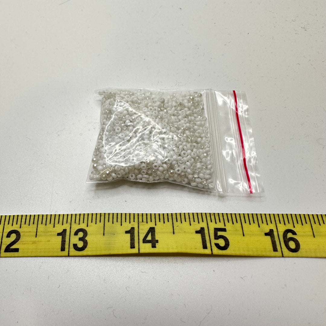 Beads - White/Clear - Individual