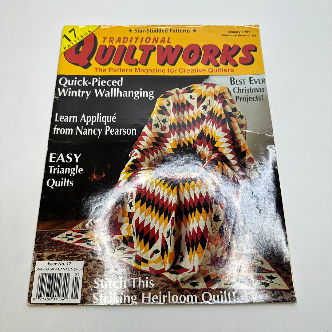 Traditional Quiltworks January 1992 Books - Multi - Individual